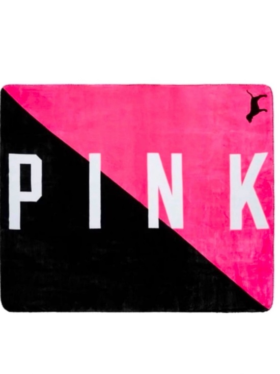 PINK Victoria's Secret Accessories - NIP PINK VICTORIA’S SECRET SHERPA BLANKET IN PINK ON FLEEK